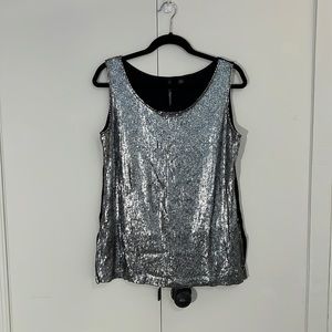 Skye’s the limit sequin tank